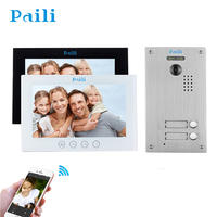 Home security 1280P HD wifi video door phone intercom system support to connect smart phone app