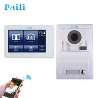 High quality  apartments video intercom system 2 wire build video door phone